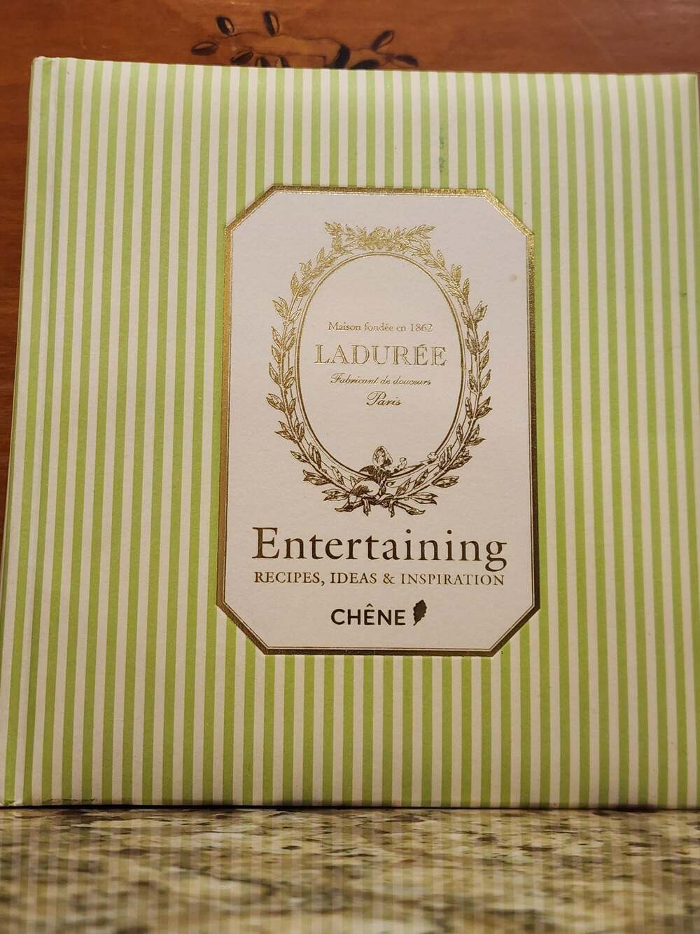 Ladurée Entertaining: Recipes, Ideas & Inspiration Hardcover Book